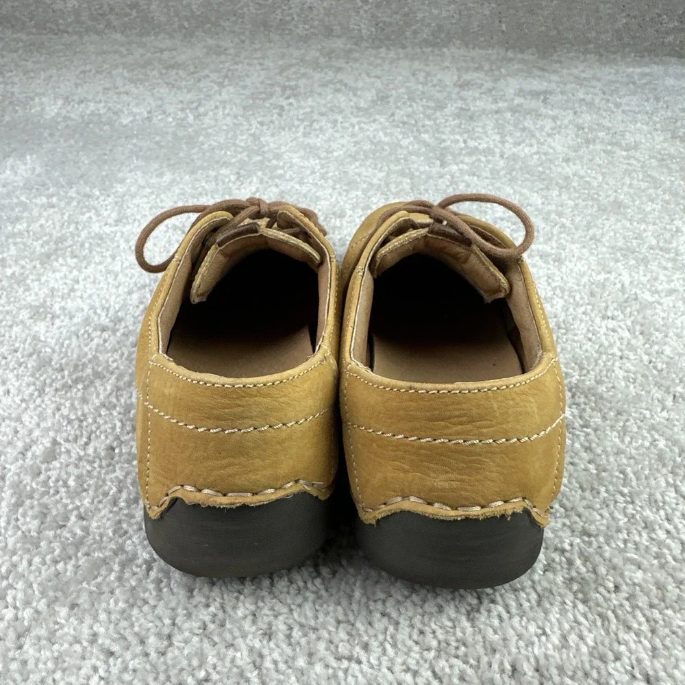 Josef Seibel Fergey 20 Mustard Leather‎ Lace-Up Oxford Sneakers Comfort Size 36